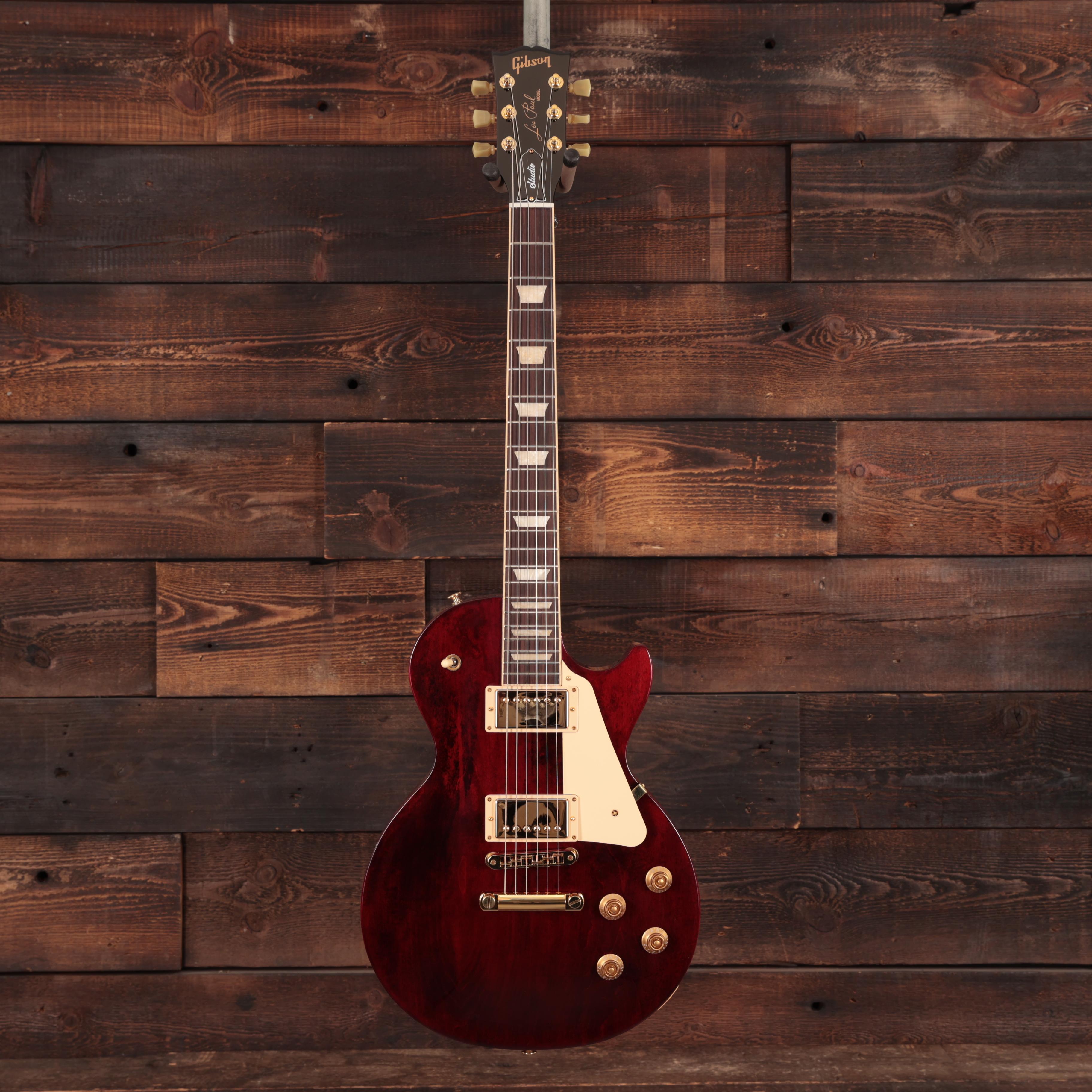 Gibson Les Paul Studio Figured in Wine Red with Gold Hardware